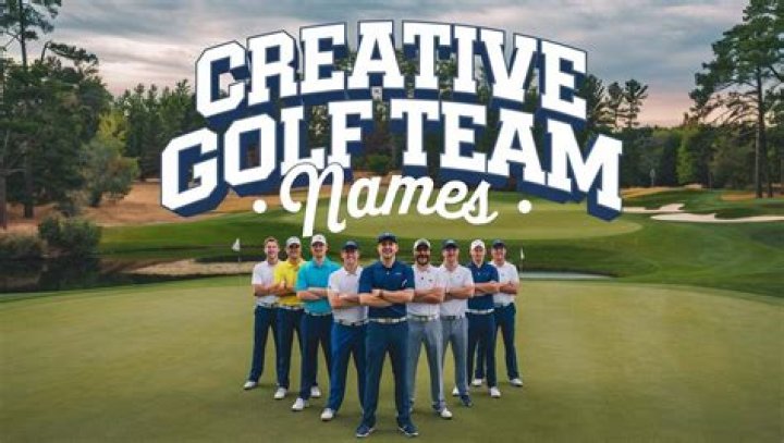 Creative Golf Team Names