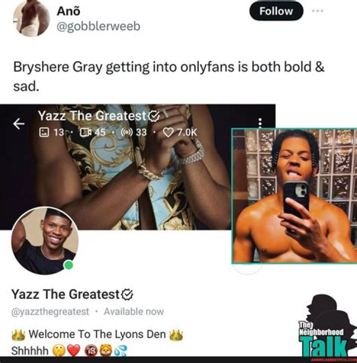 Exclusive Leak: Bryshere Gray's OnlyFans Content Revealed